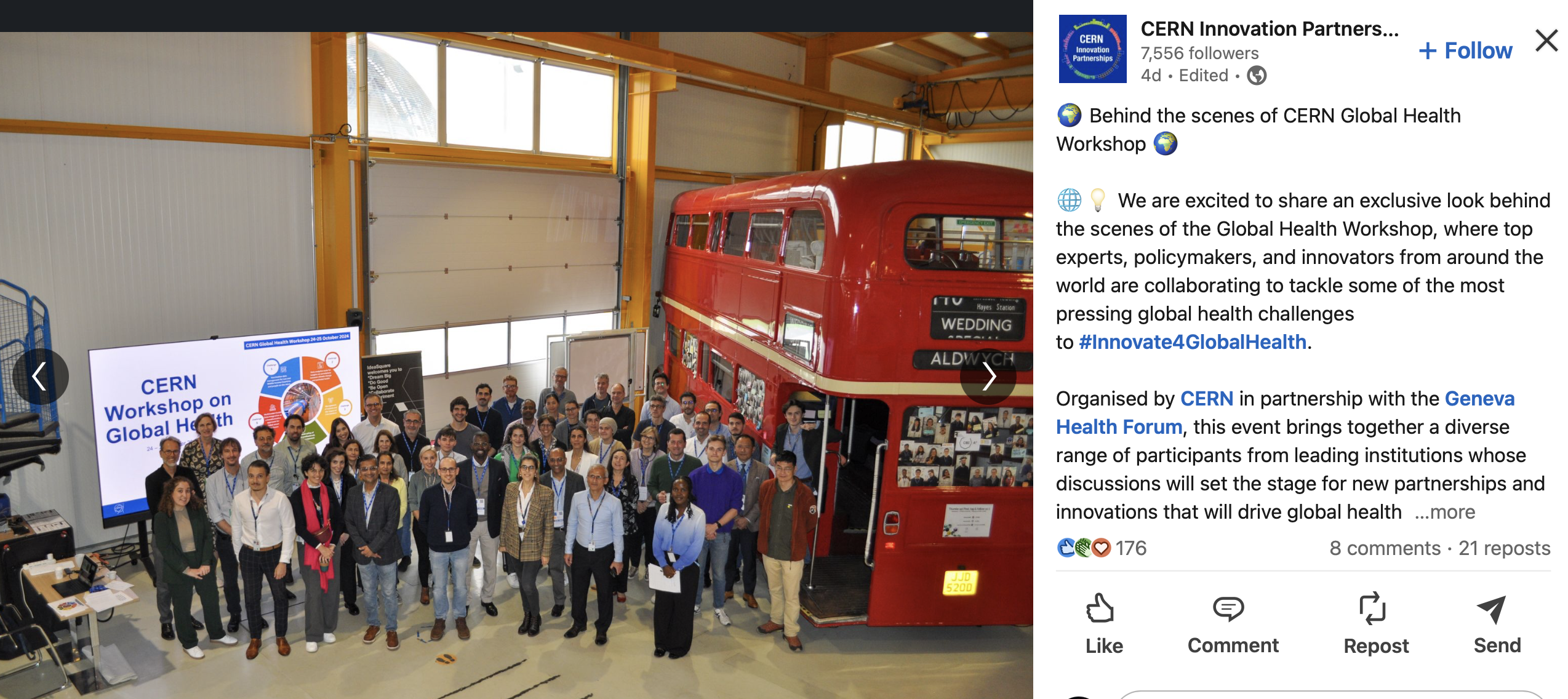 Workshop at CERN.
