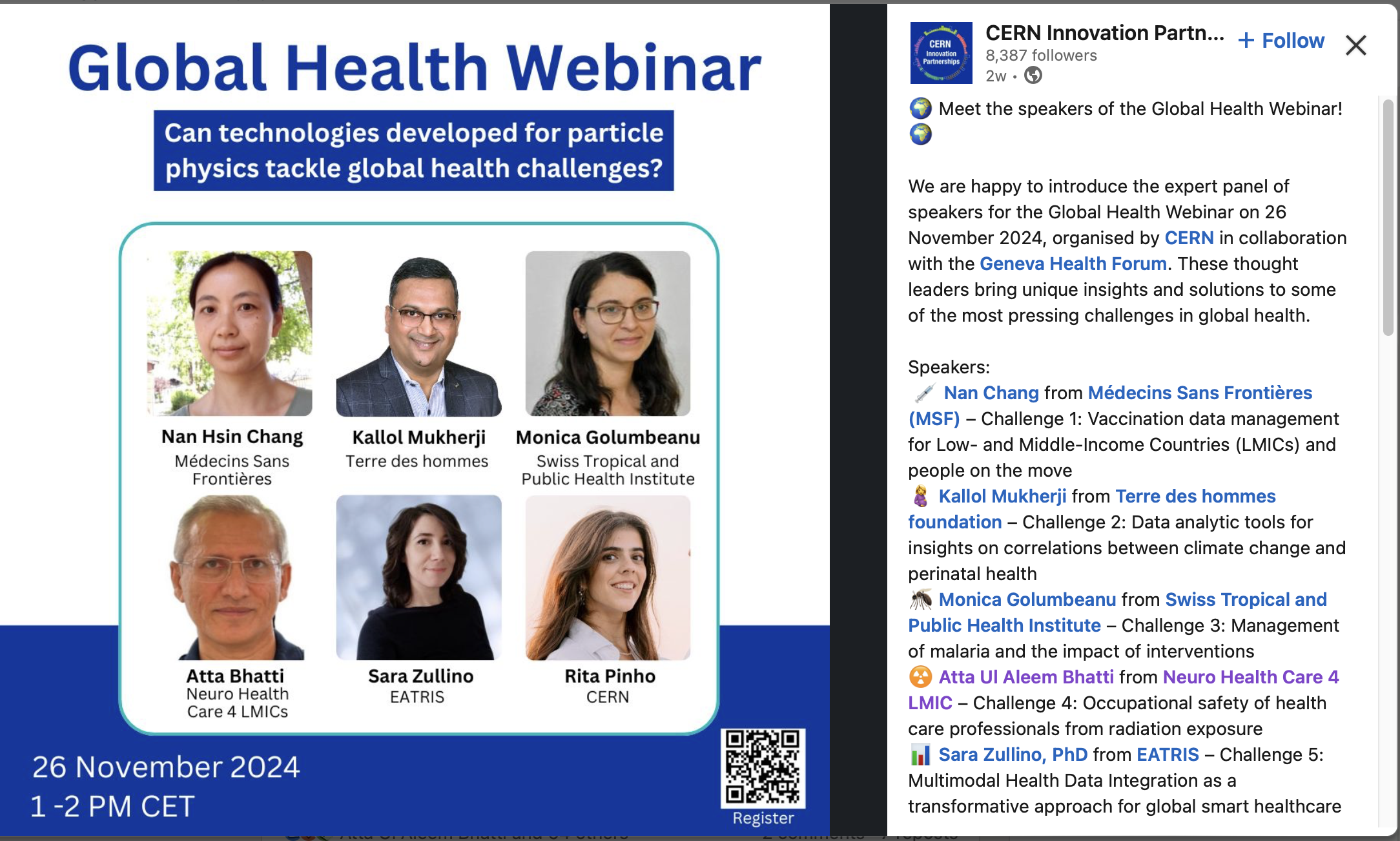 Global Health Webinar.